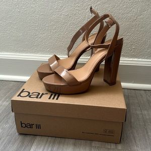 Bar III platform sandals